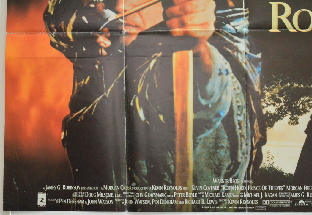 ROBIN HOOD : PRINCE OF THIEVES (Bottom Left) Cinema Quad Movie Poster 