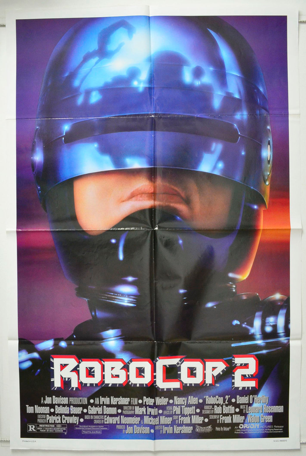 Robocop 2 Original One Sheet Poster - Movie Poster