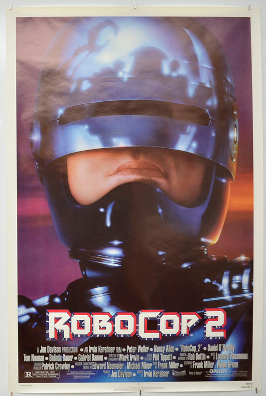 Robocop 2 Original One Sheet Poster - Film Poster - Movie Poster