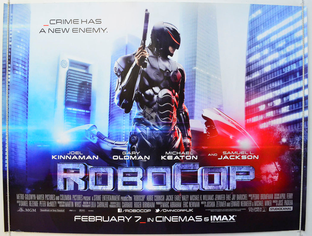 Robocop Original British Quad Poster - Film Poster - Movie Poster 