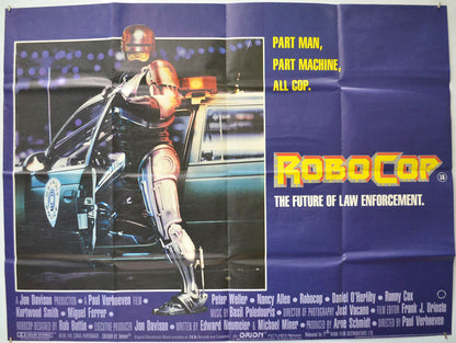 Robocop Original Quad Poster - Film Poster - Movie Poster