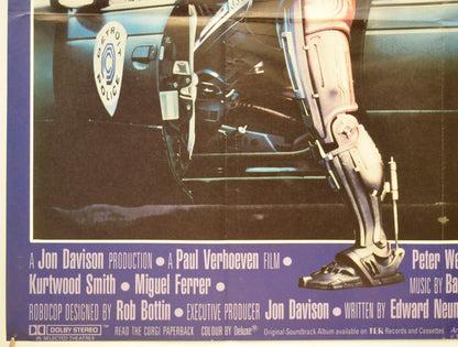 ROBOCOP (Bottom Left) Cinema Quad Movie Poster 