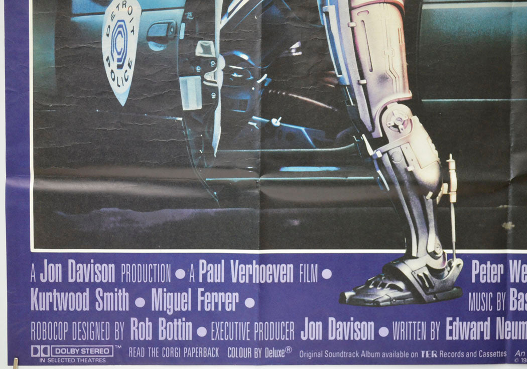 ROBOCOP (Bottom Left) Cinema Quad Movie Poster 