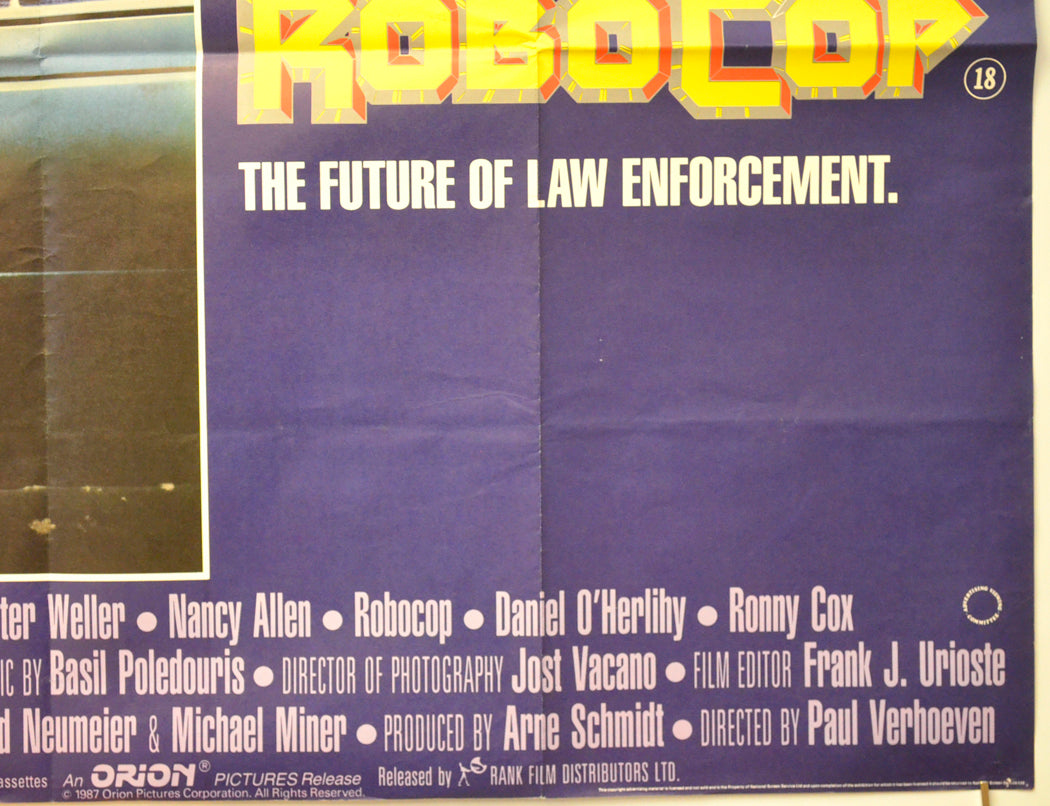 ROBOCOP (Bottom Right) Cinema Quad Movie Poster 