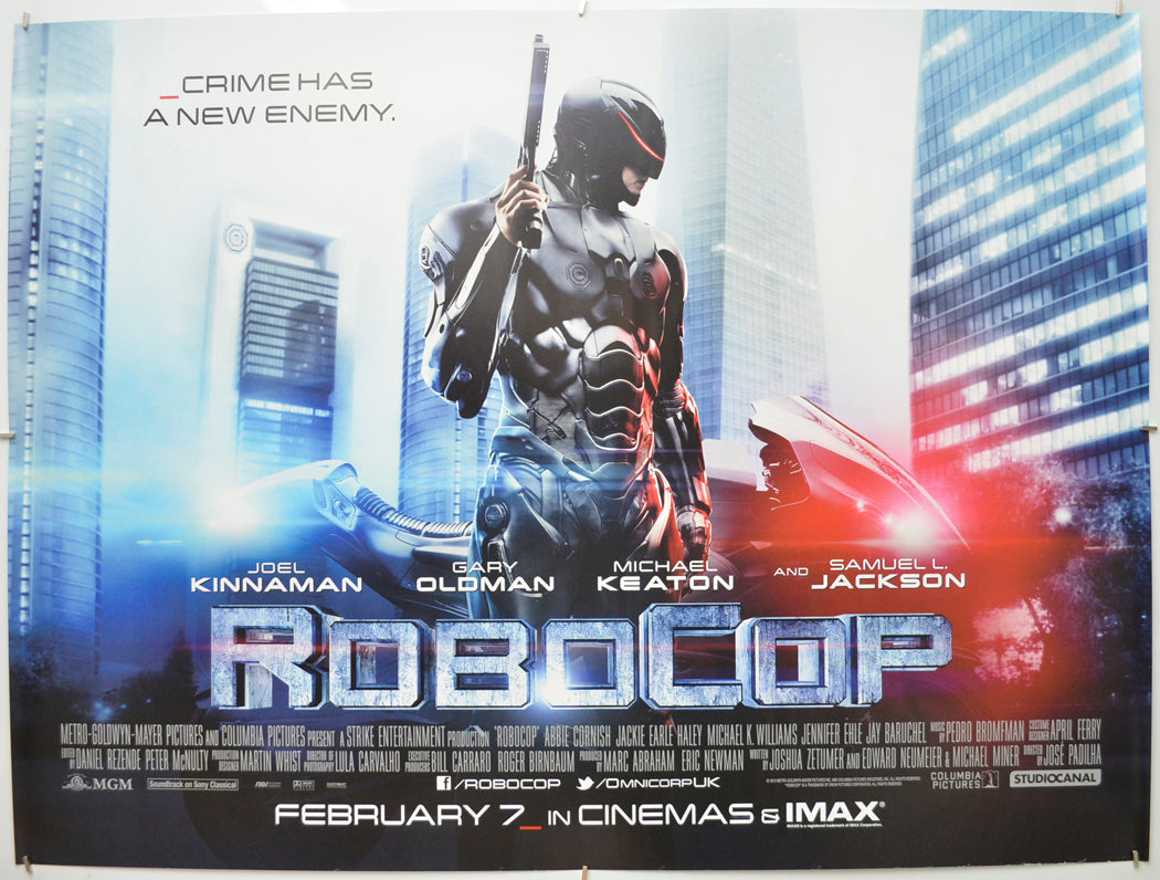 Robocop Original Quad Poster - Film Poster - Movie Poster  