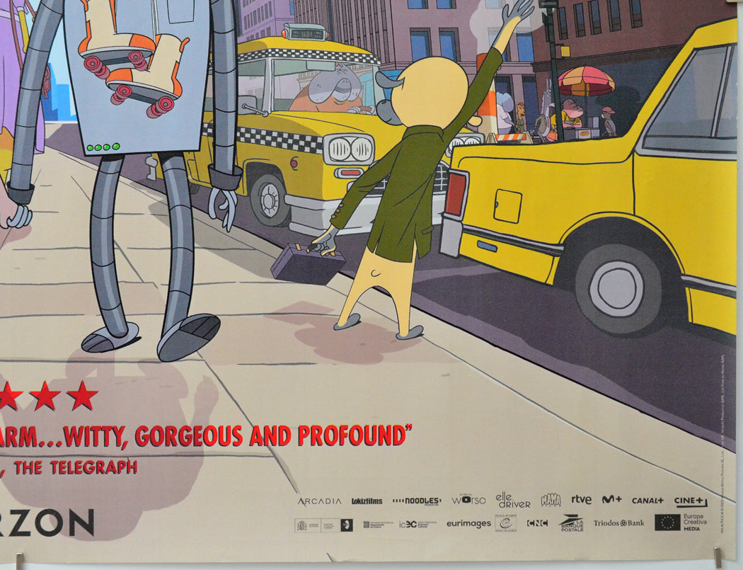 Robot Dreams (Bottom Right) Cinema Quad Movie Poster 