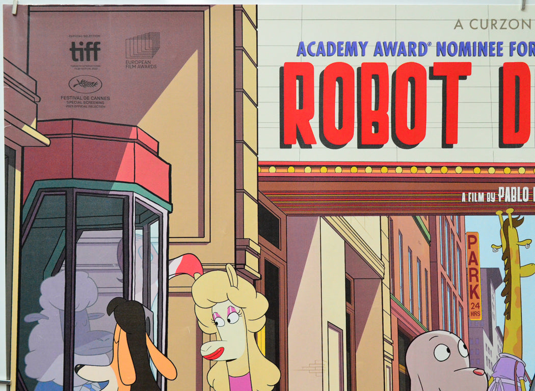 Robot Dreams (Top Left) Cinema Quad Movie Poster 