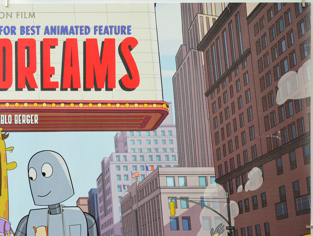 Robot Dreams (Top Right) Cinema Quad Movie Poster 