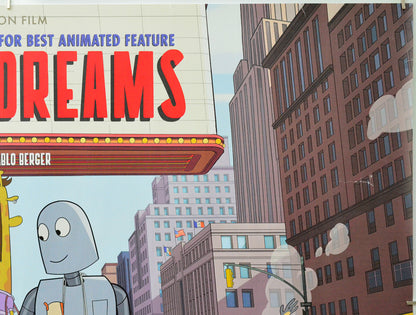 Robot Dreams (Top Right) Cinema Quad Movie Poster 