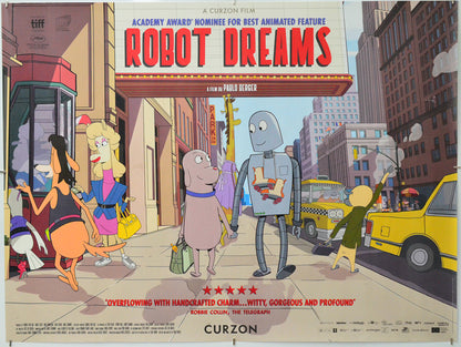 Robot Dreams - Original Quad Poster - Film Poster - Movie Poster
