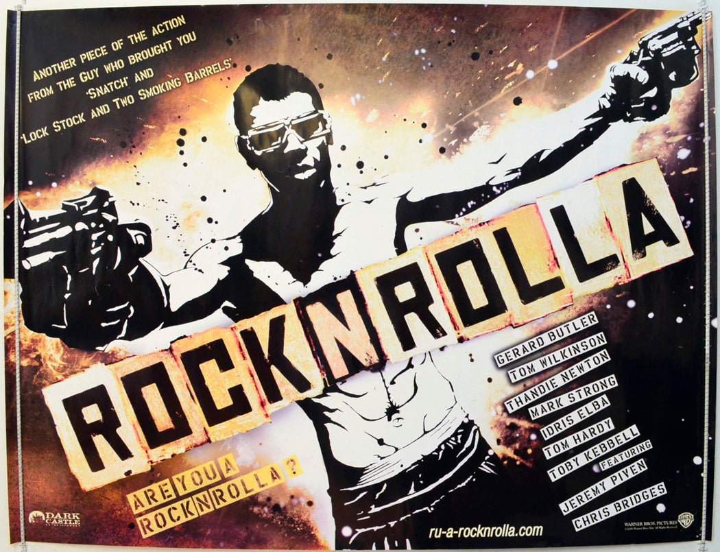 Rock N Rolla  (a.k.a. Rocknrolla)  (Teaser / Advance Version)   Original British Quad Poster - Film Poster - Movie Poster 