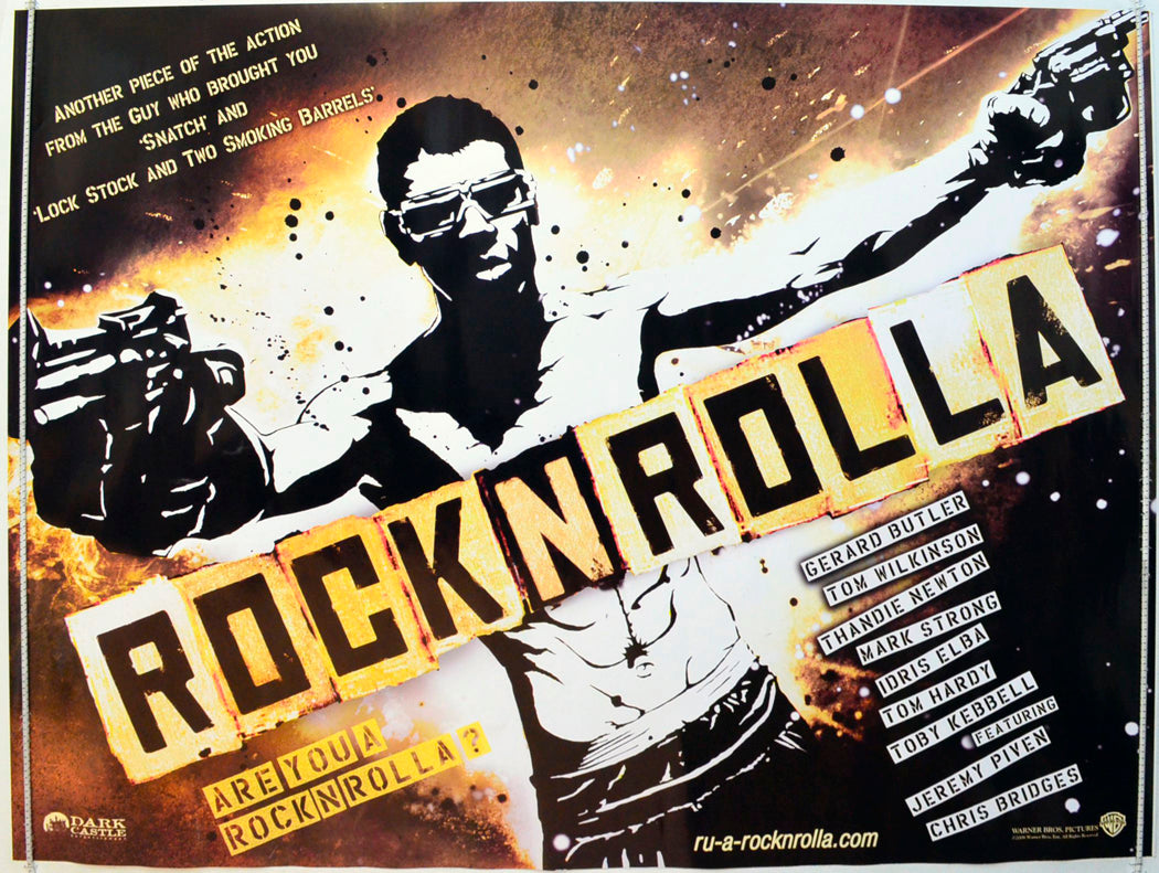 Rock N Rolla  (a.k.a. Rocknrolla)  (Teaser / Advance Version)   Original British Quad Poster - Film Poster - Movie Poster 