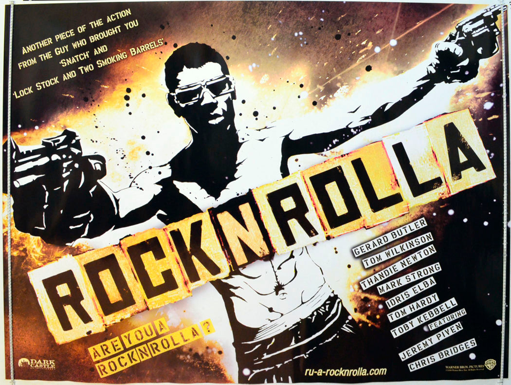 Rock N Rolla  (a.k.a. Rocknrolla)  (Teaser / Advance Version)   Original British Quad Poster - Film Poster - Movie Poster 