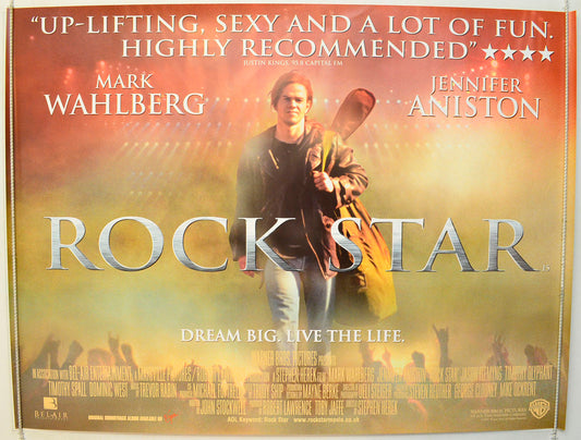 Rock Star  Original British Quad Poster - Film Poster - Movie Poster