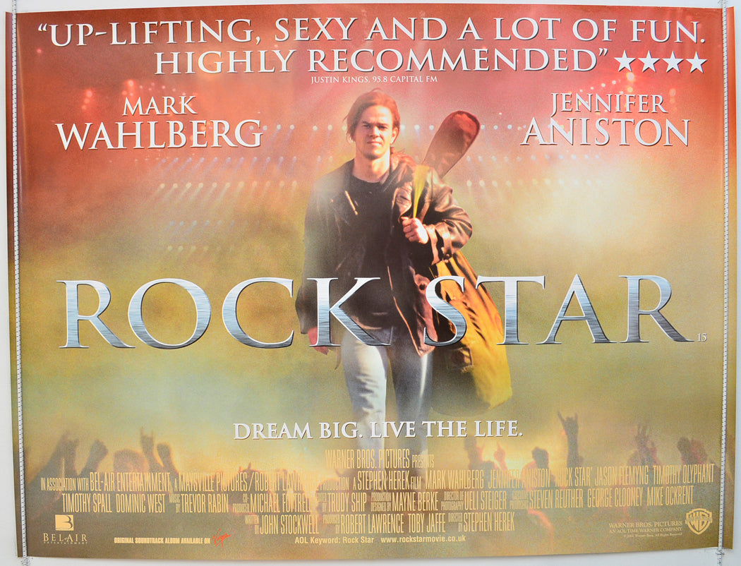 Rock Star Original Quad Poster - Film Poster - Movie Poster  