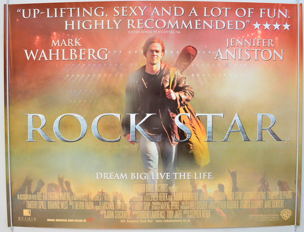 Rock Star Original Quad Poster - Film Poster - Movie Poster  