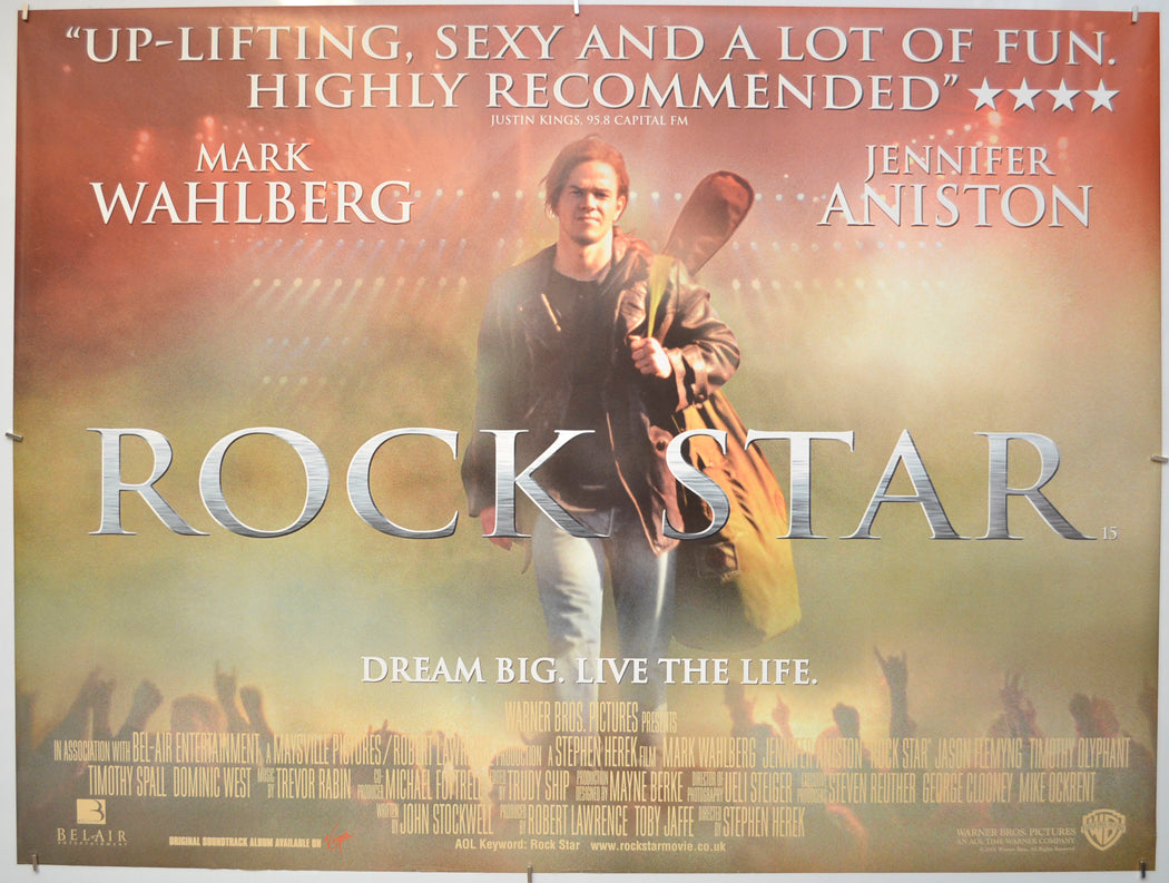 Rock Star  Original Quad Poster - Film Poster - Movie Poster