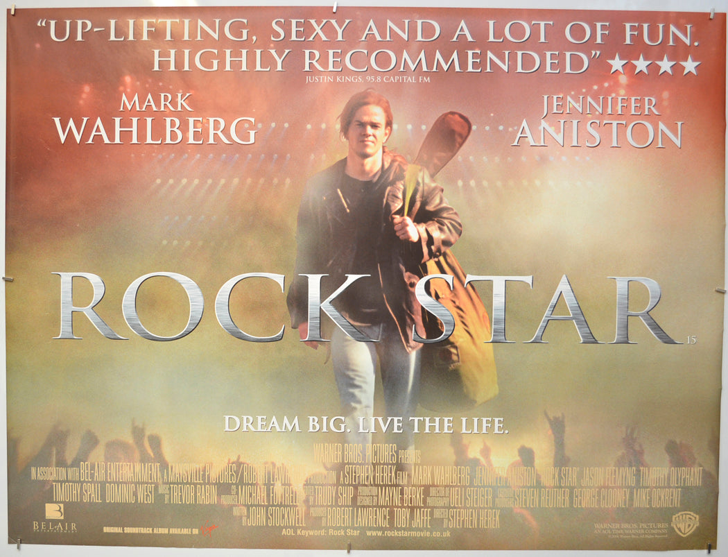 Rock Star  Original Quad Poster - Film Poster - Movie Poster