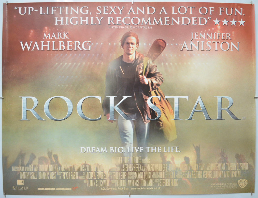 Rock Star Original Quad Poster - Film Poster - Movie Poster