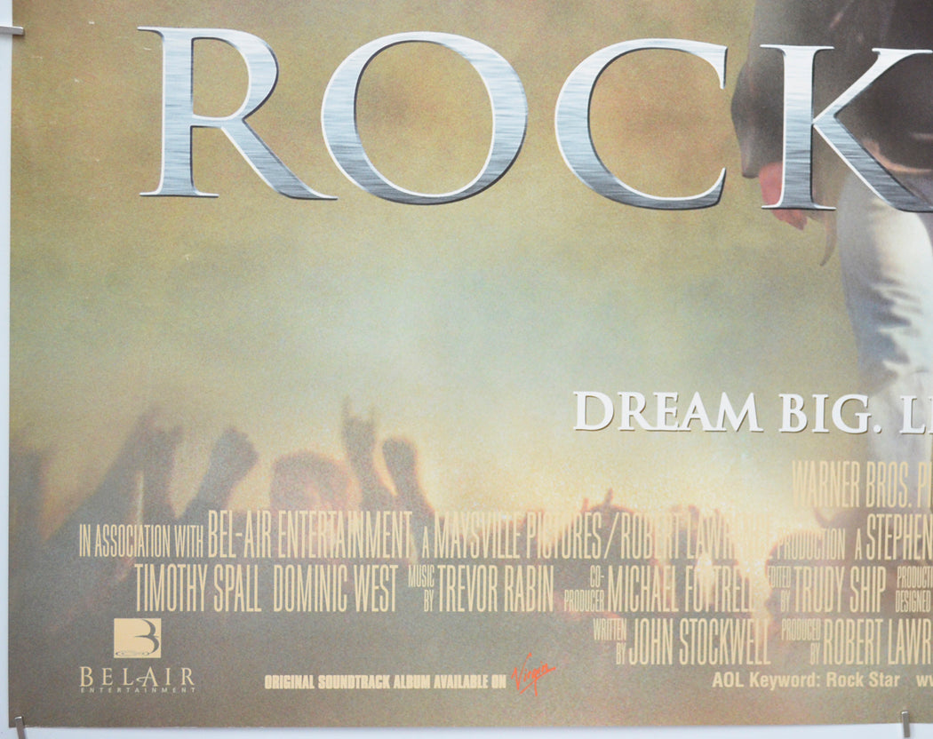 ROCK STAR (Bottom Left) Cinema Quad Movie Poster 