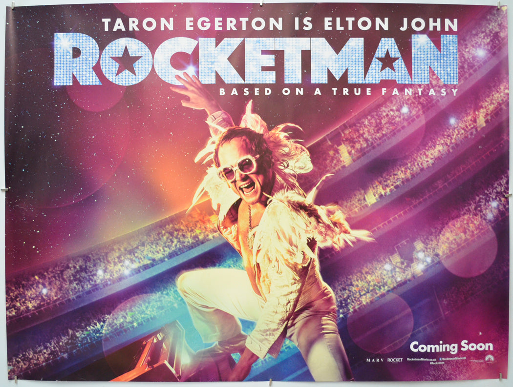 Rocketman (Teaser / Advance Version)  Original Quad Poster - Film Poster - Movie Poster