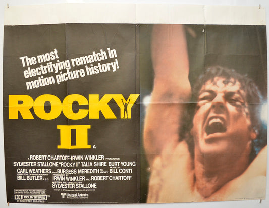 Rocky II Original Quad Poster - Film Poster - Movie Poster