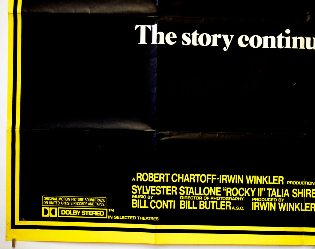 ROCKY II (Bottom Left) Cinema Quad Movie Poster 