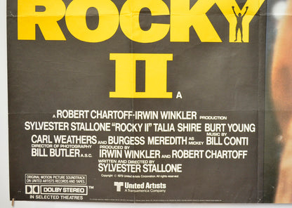 ROCKY II (Bottom Left) Cinema Quad Movie Poster 