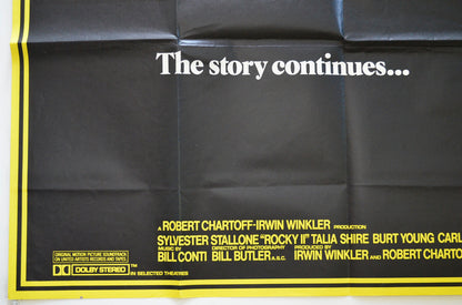 ROCKY II (Bottom Left) Cinema Quad Movie Poster 