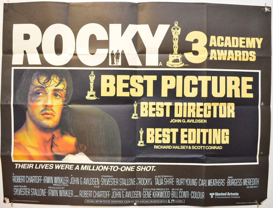 Rocky Original Quad Poster - Film Poster - Movie Poster  