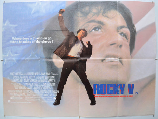 Rocky V (a.k.a. Rocky 5)  Original Quad Poster - Film Poster - Movie Poster