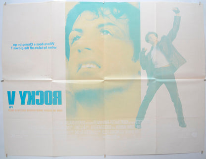 ROCKY V (Back) Cinema Quad Movie Poster 