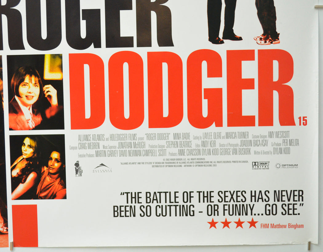 ROGER DODGER (Bottom Right) Cinema Quad Movie Poster 