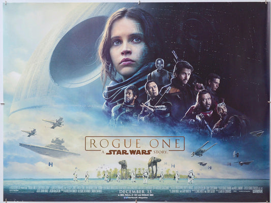 Rogue One: A Star Wars Story - Original Quad Poster - Film Poster - Movie Poster