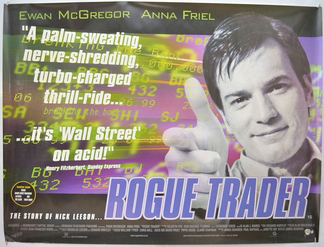 Rogue Trader Original Quad Poster - Film Poster - Movie Poster