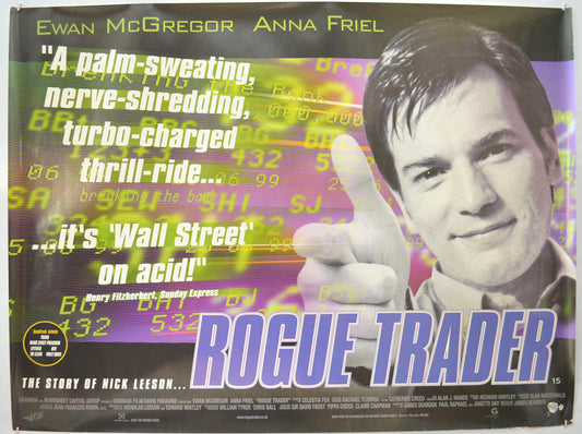 Rogue Trader Original Quad Poster - Film Poster - Movie Poster