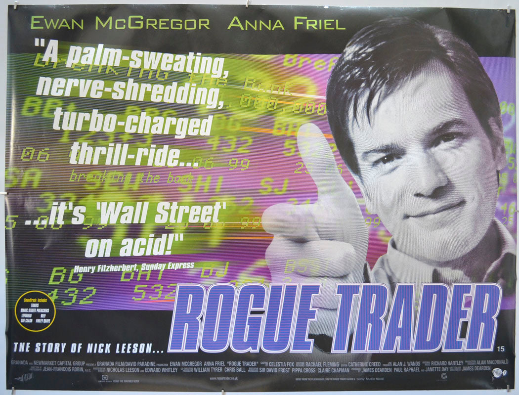 Rogue Trader  Original Quad Poster - Film Poster - Movie Poster