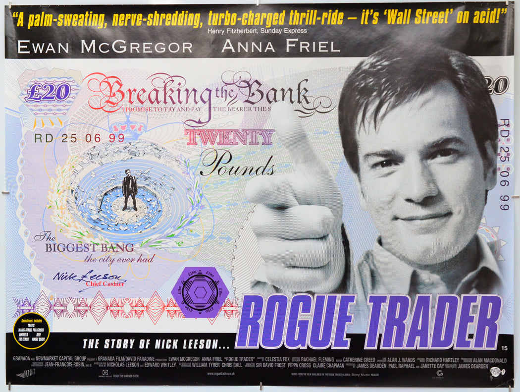 Rogue Trader - Original Quad Poster - Film Poster - Movie Poster