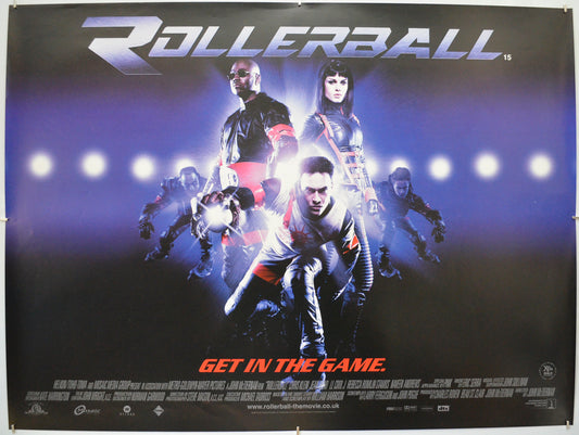 Rollerball  - Original Quad Poster - Film Poster - Movie Poster