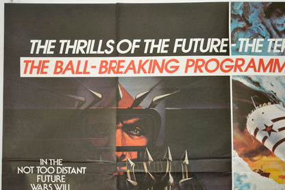 ROLLERBALL / JUGGERNAUT (Top Left) Cinema Quad Movie Poster 