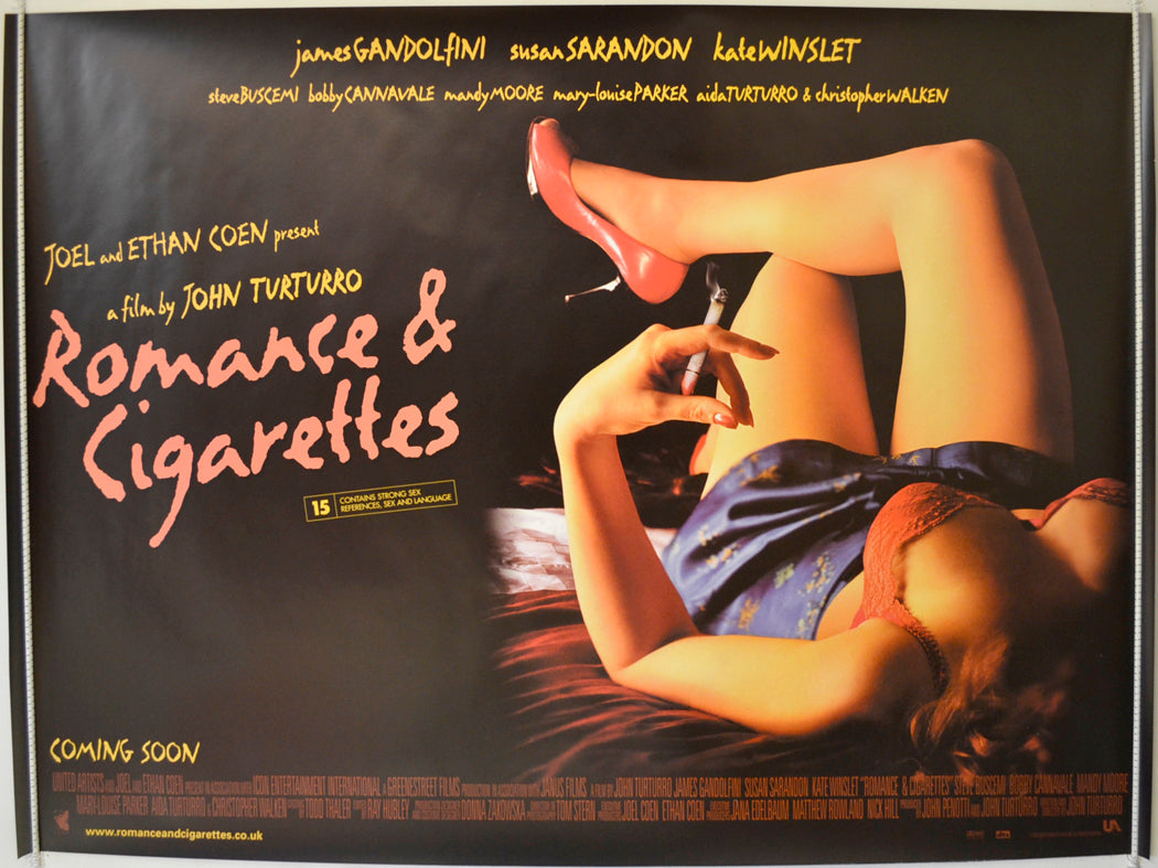 Romance And Cigarettes  Original Quad Poster - Film Poster - Movie Poster