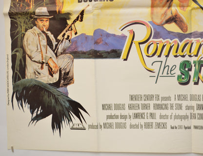 ROMANCING THE STONE (Bottom Left) Cinema Quad Movie Poster 