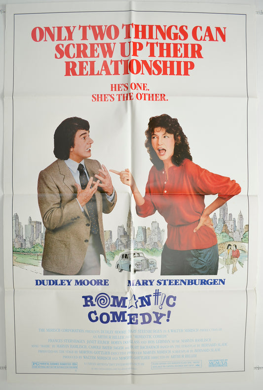 Romantic Comedy  Original One Sheet Poster - Film Poster - Movie Poster 