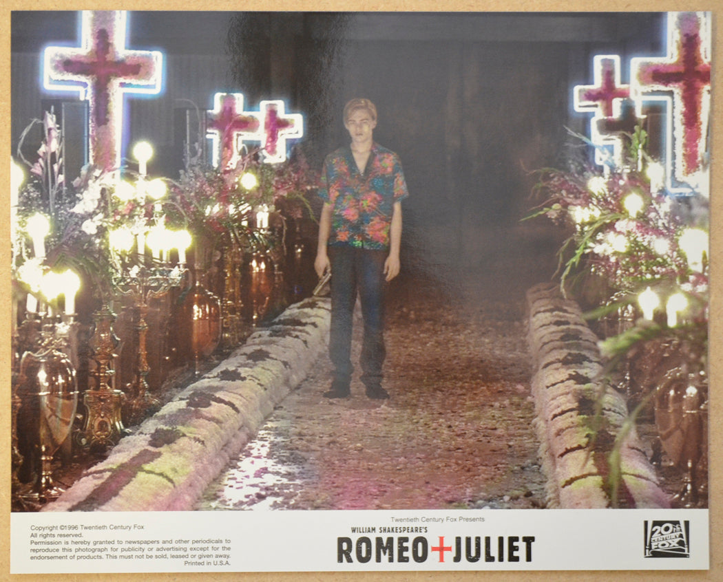 ROMEO + JULIET (Card 8) Cinema Set of Colour FOH Stills / Lobby Cards 