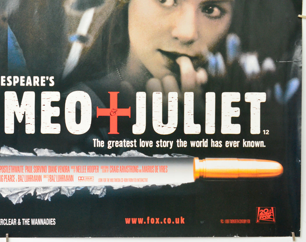 Romeo + Juliet (Bottom Right) Cinema Quad Movie Poster 