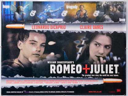Romeo + Juliet - Original Quad Poster - Film Poster - Movie Poster