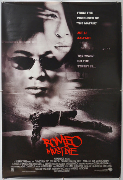 Romeo Must Die   Original One Sheet Poster - Film Poster - Movie Poster