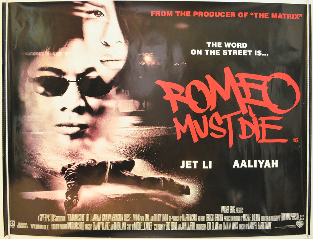 Romeo Must Die  Original British Quad Poster - Film Poster - Movie Poster 