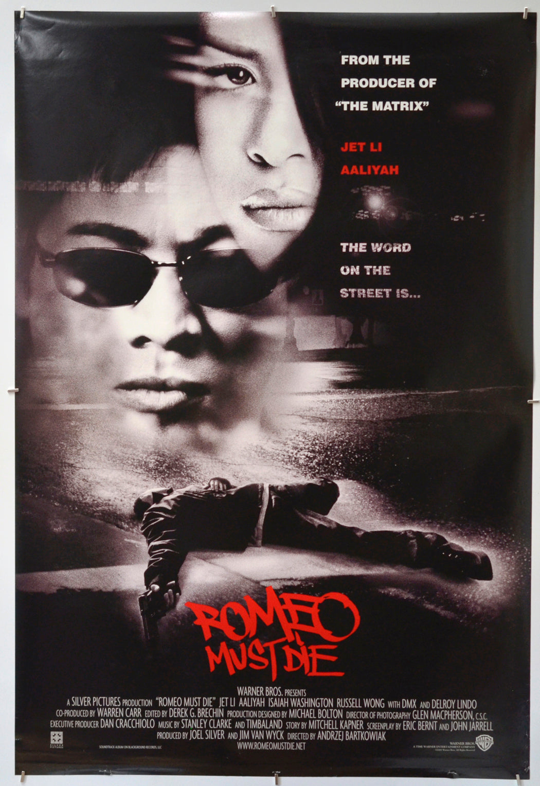 Romeo Must Die - Original One Sheet Poster - Film Poster - Movie Poster 