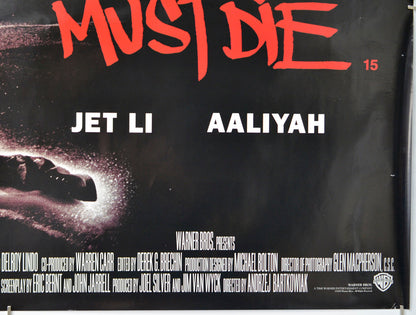 Romeo Must Die (Bottom Right) Cinema Quad Movie Poster 